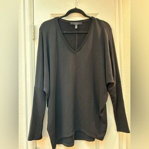 White House Black Market  Passport Dolman Tunic Jet Black